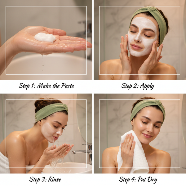 4-Step Skincare Usage for  All-in-One