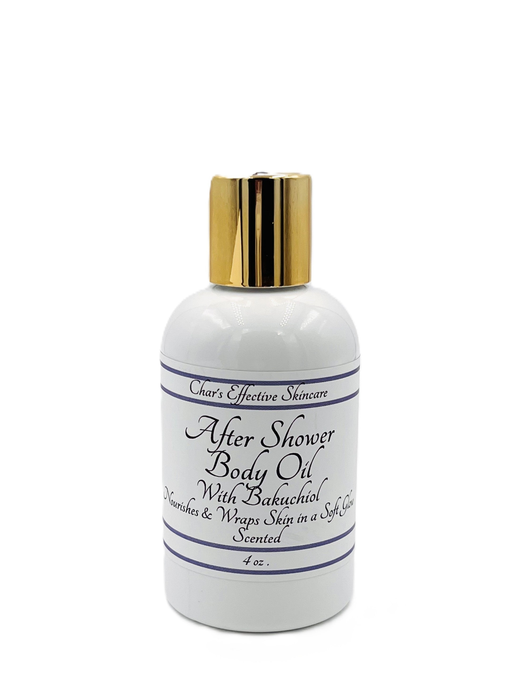 After Shower Body Oil with Bakuchiol/ Char's Effective Skincare