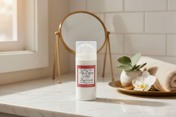 Ahh Facial Day Cream on beautiful vanity