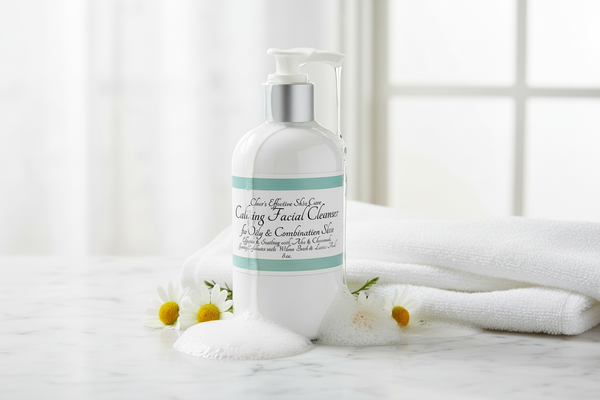 Calming Facial Cleanser - Gel from Spout in vanity setting