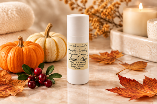 Spa vanity flat lay with  mask bottle