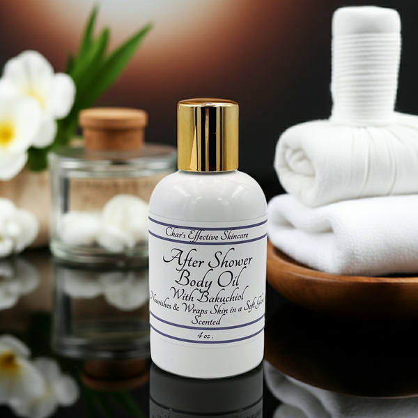 After Shower Body Oil with Bakuchiol